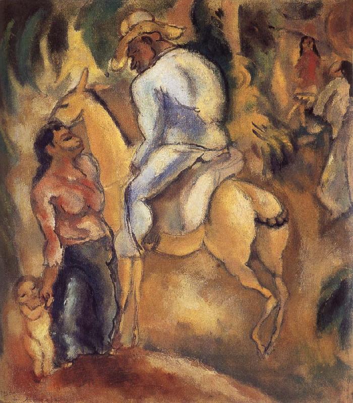 Jules Pascin Rider of Cuba oil painting picture